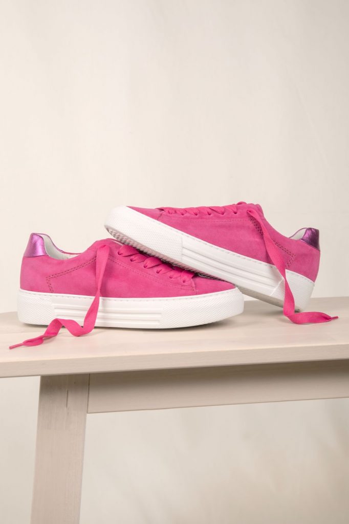 Pink trainers