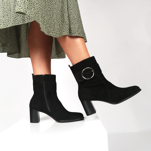 black boots