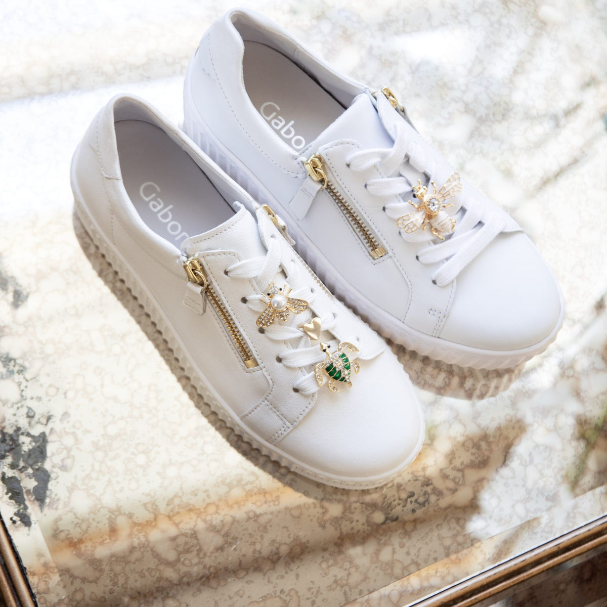 Un-bee-lievable! Charming new trainers you need.