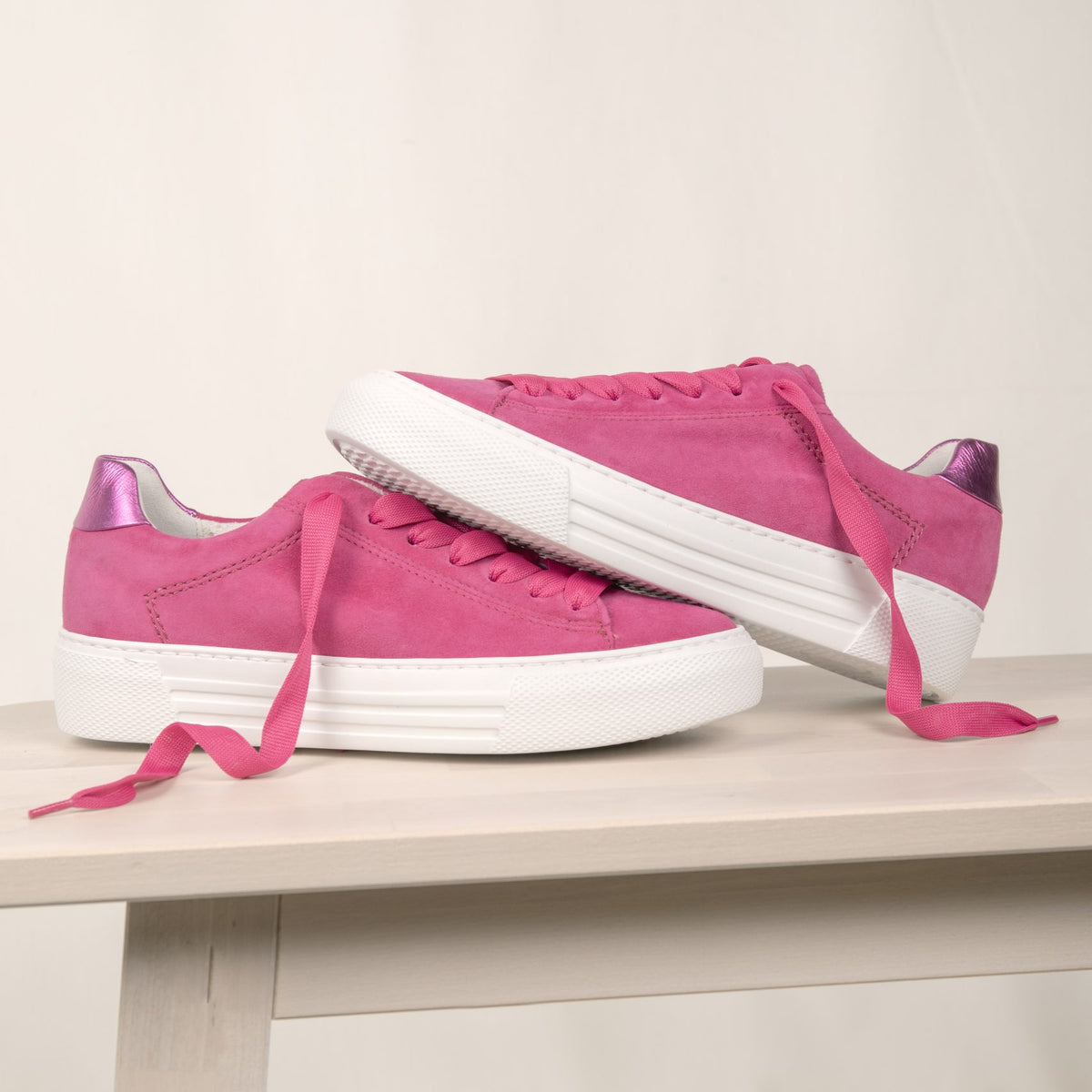 What to wear now: pink shoes and transitional favourites