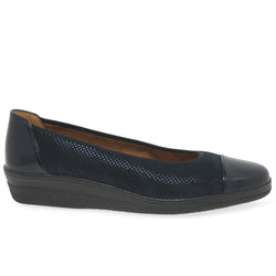 Petunia Womens Accent Low Heeled Pumps
