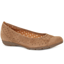 Ruffle Womens Punched Detail Casual Shoes