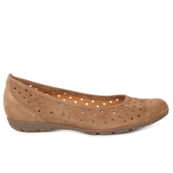 Ruffle Womens Punched Detail Casual Shoes