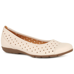 Ruffle Womens Punched Detail Casual Shoes