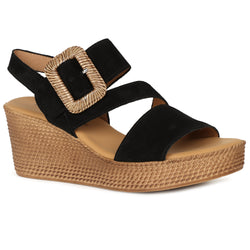 Embrace Womens Wedge Sandal