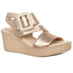 Embrace Womens Wedge Sandal