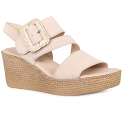 Embrace Womens Wedge Sandal
