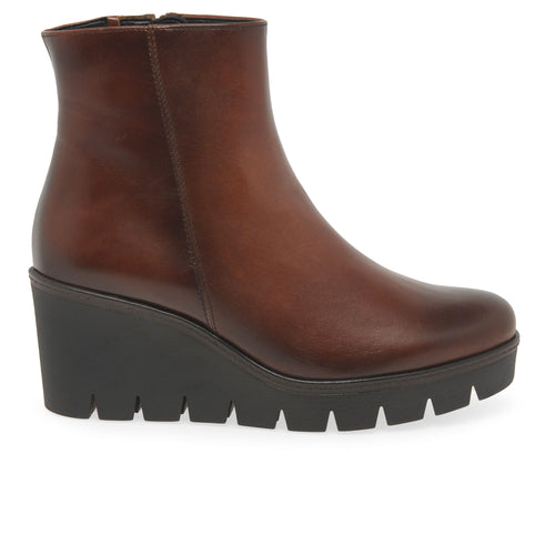 Utopia Womens Wedge Heel Ankle Boots