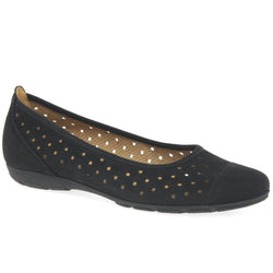 Ruffle Womens Punched Detail Casual Shoes