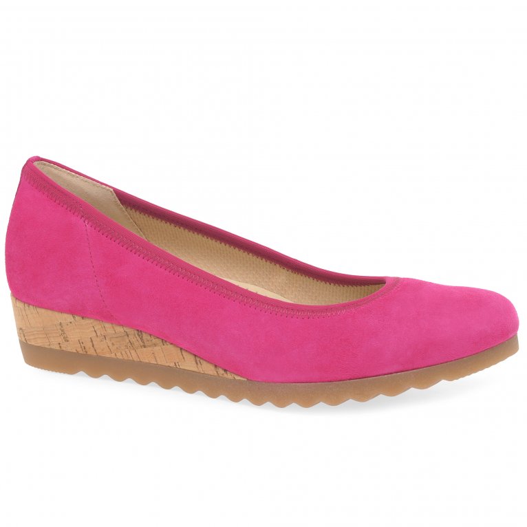 Gabor Epworth Womens Low Wedge Heeled Shoes